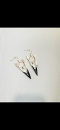 Natural/Black Avian Relic Earrings