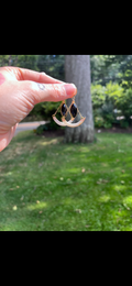 Oversized Squirrel Tooth Relic Earrings